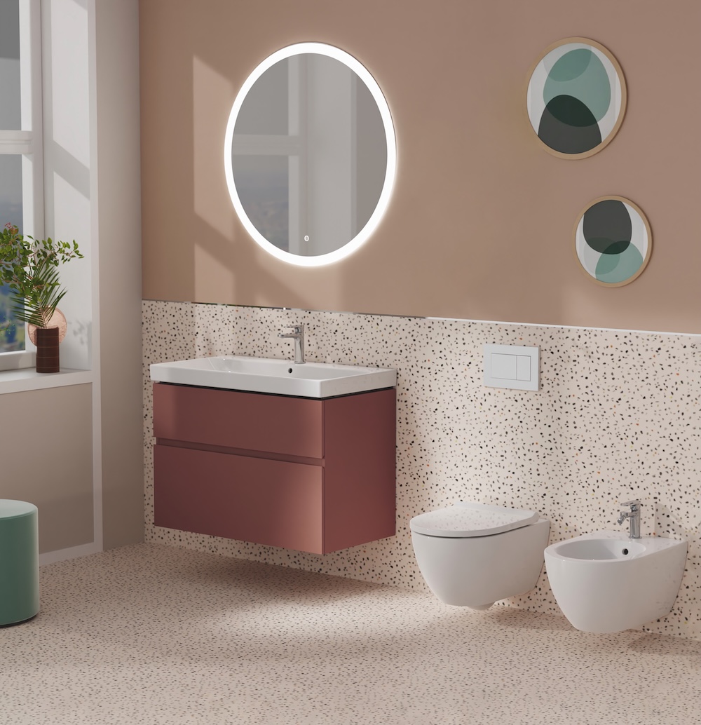 FotoGeberit Caluna brengt kleur in de badkamer